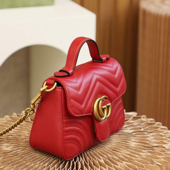 GG Marmont mini top handle bag