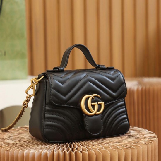 GG Marmont mini top handle bag