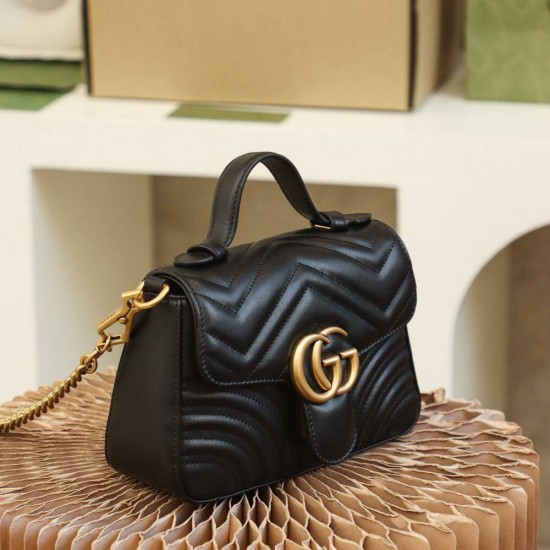 GG Marmont mini top handle bag