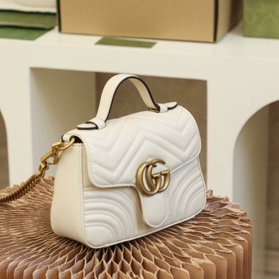 GG Marmont mini top handle bag