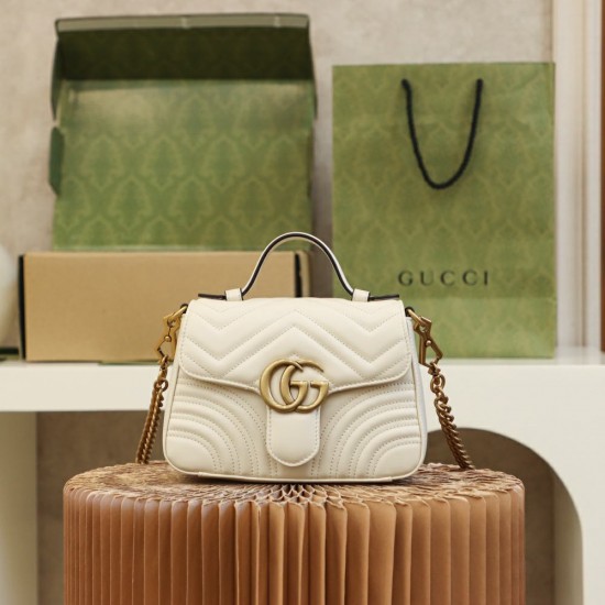 GG Marmont mini top handle bag