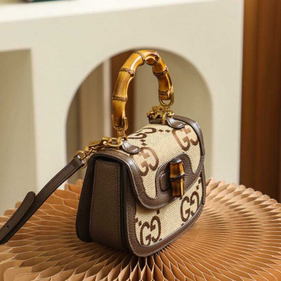 Gucci Bamboo 1947 mini top handle bag