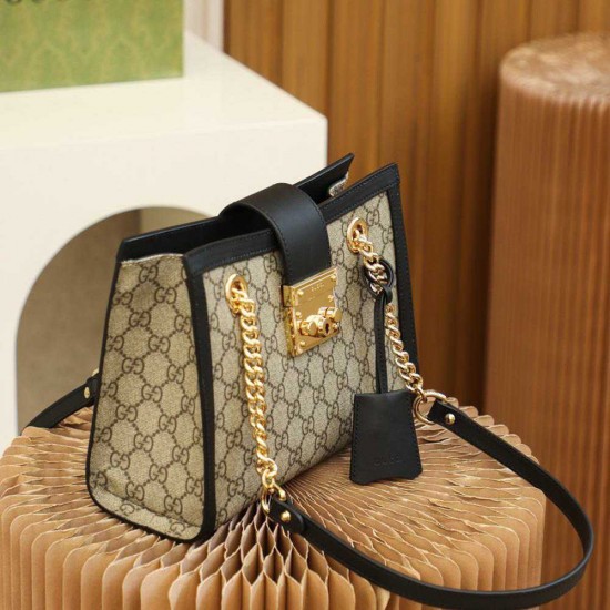 Padlock small shoulder bag