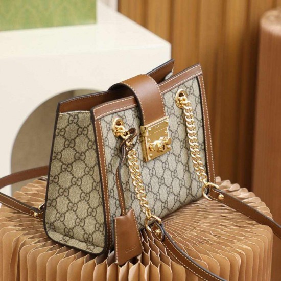 Padlock small shoulder bag